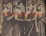 His Four Popular Heroines Vijayakumari,M N Rajam, Pandaribai, Mainavathi